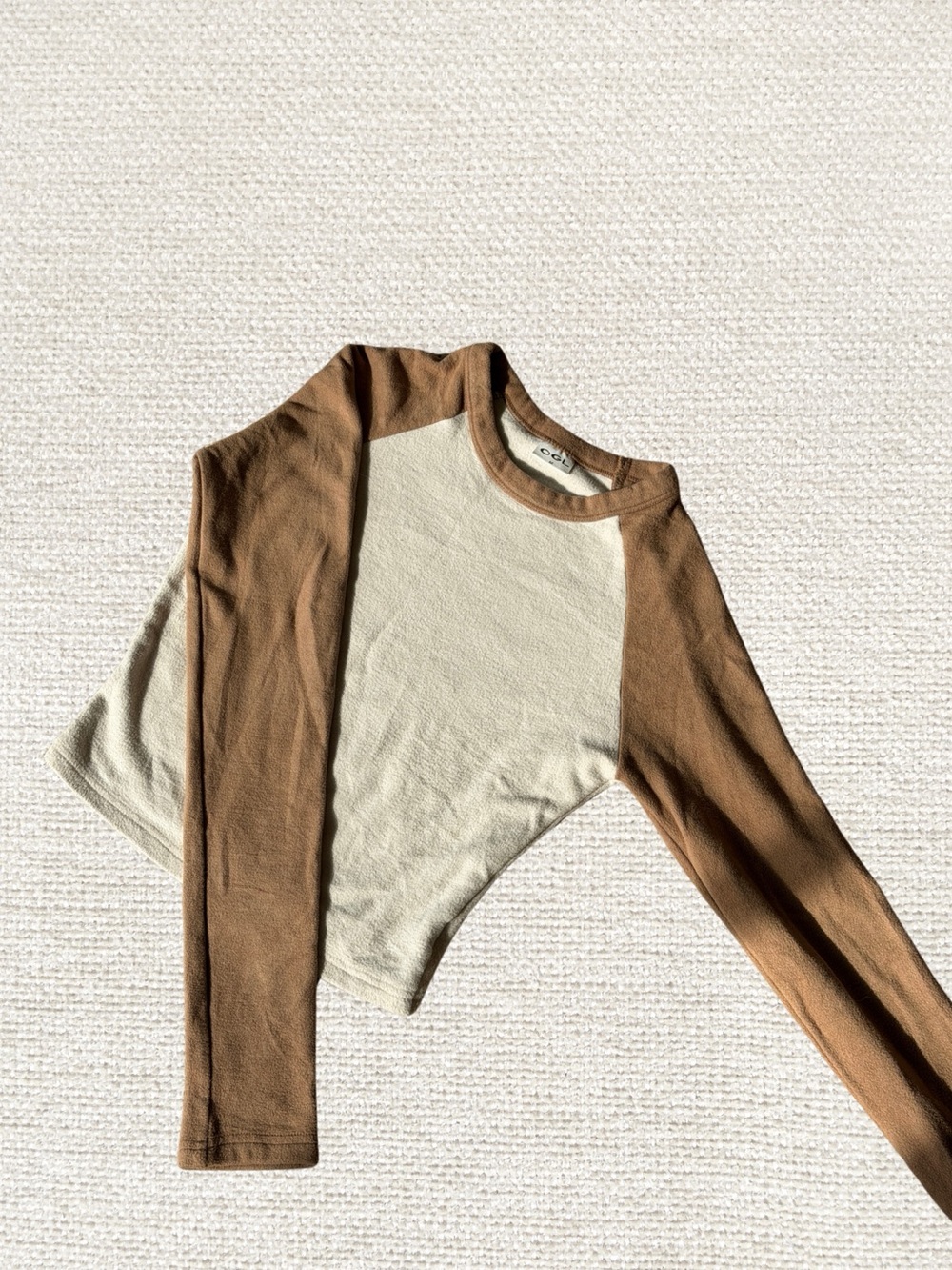 OGLmove Thermal Colorblock Cropped Long Sleeve